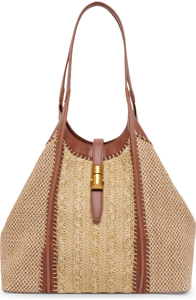 Dolce Vita Lourdes Woven Raffia Tote, Main, color,