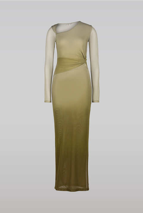 Arla Gradient Mesh Dress