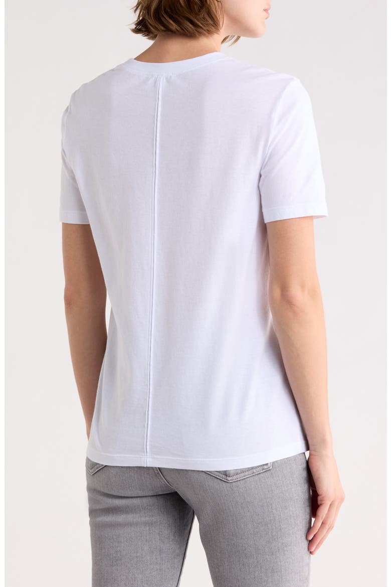 Crewneck Cotton T-Shirt, Alternate, color, TRUE WHITE
