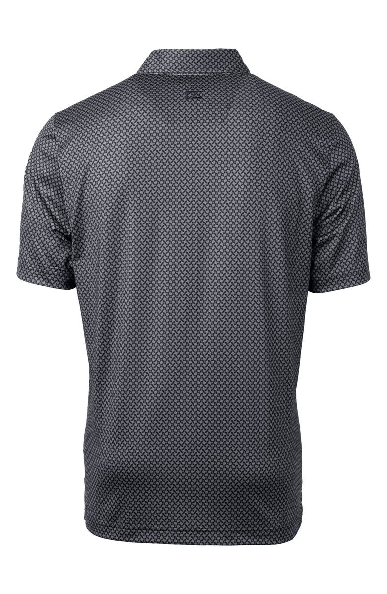 Cutter & Buck Geo Pattern Performance Polo, Alternate, color, Black