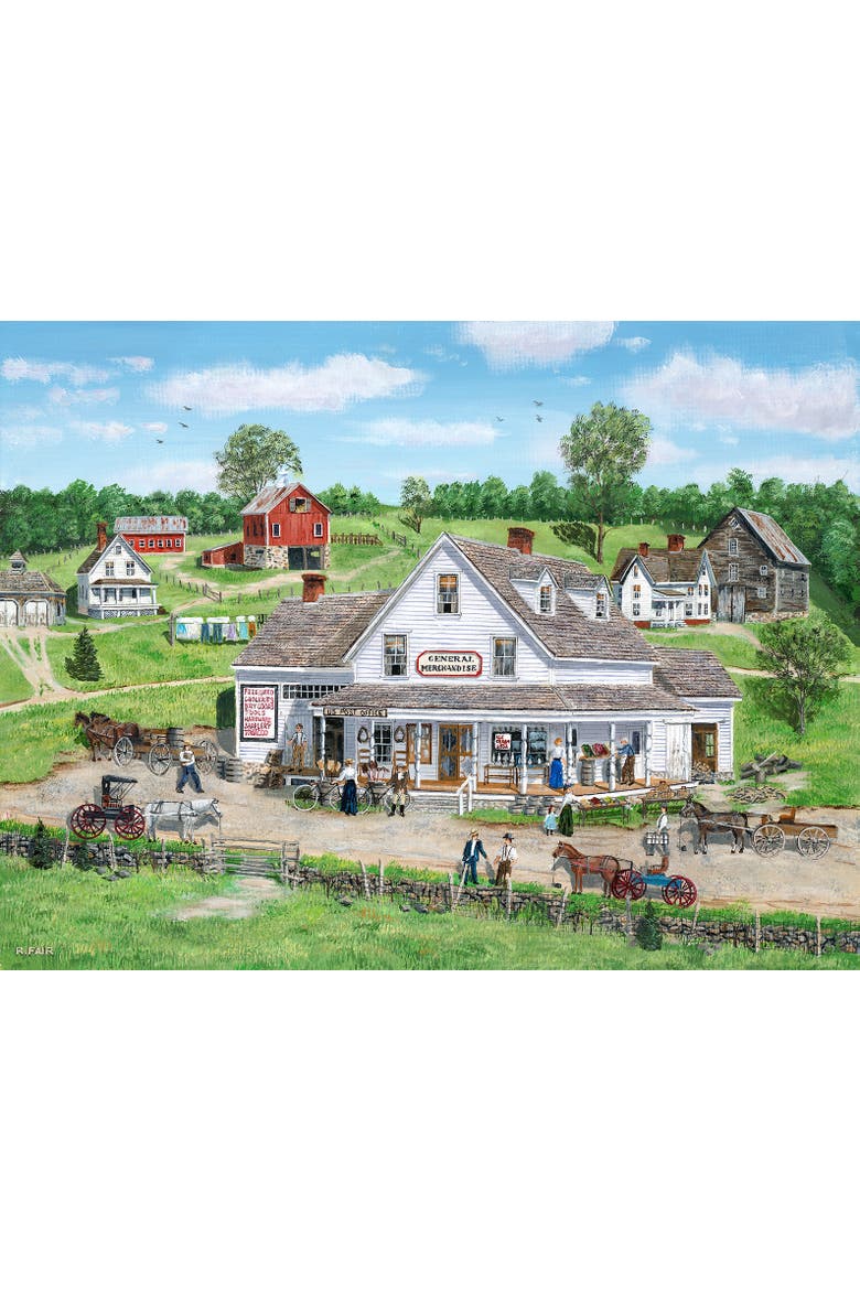 Rural Commerce 500 piece Jigsaw Puzzle for Adults, Alternate, color, Multicolor