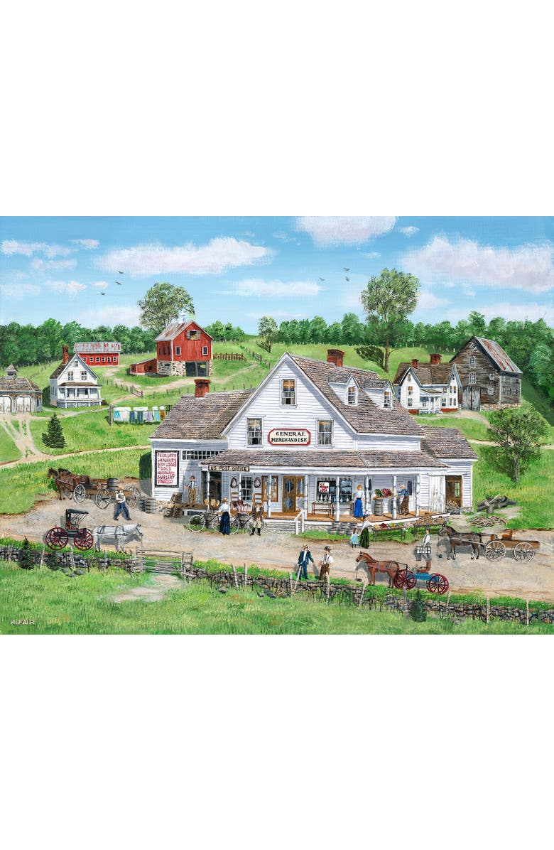 Sunsout Rural Commerce 500 piece Jigsaw Puzzle for Adults, Alternate, color, Multicolor