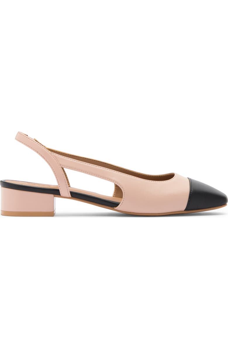 NORDSTROM RACK Blaire Slingback Pump, Alternate, color, Pink Ballet - Black