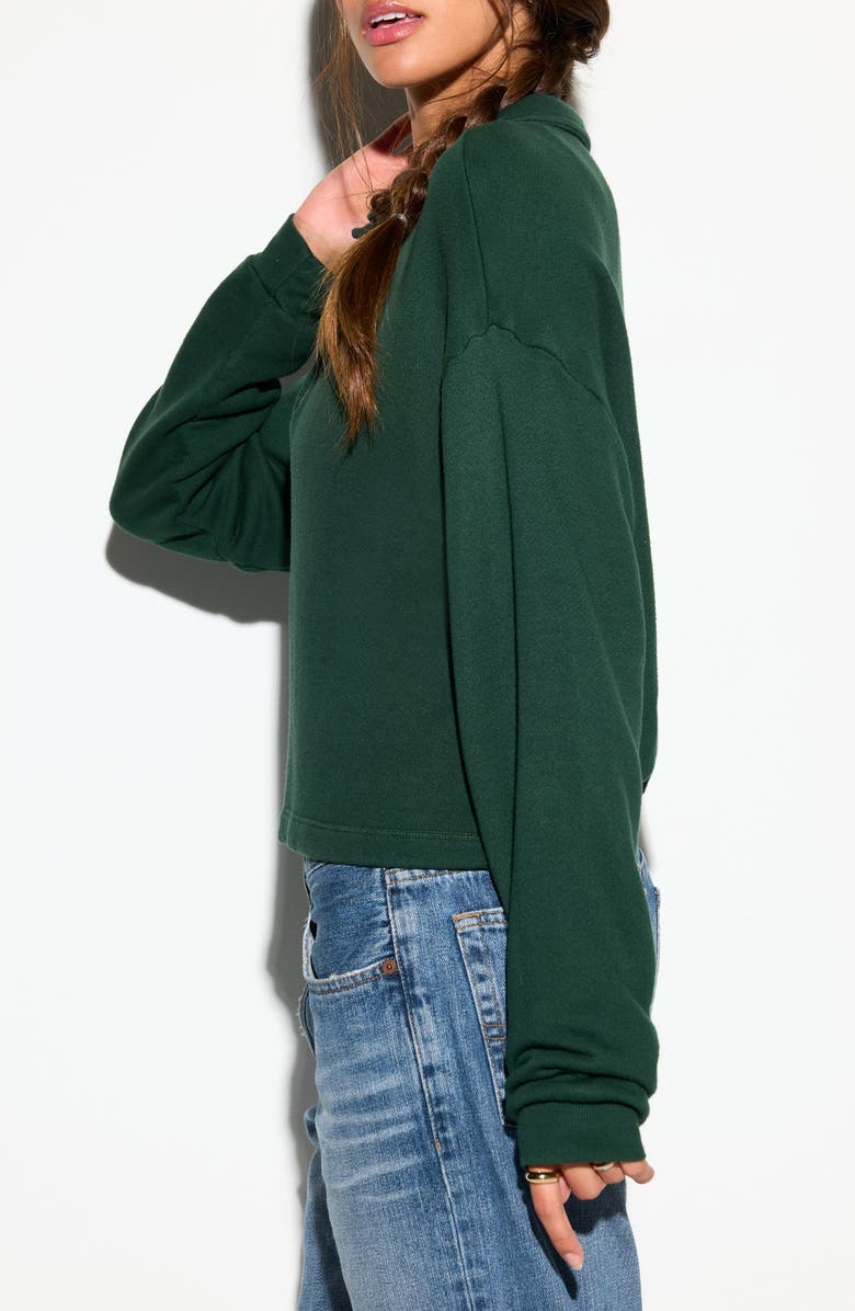 Spiritual Gangster Nichols French Terry Henley, Alternate, color, Retro Green