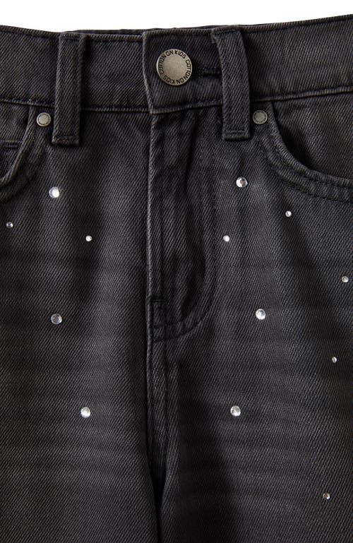 Cotton On Kids Kid's Embellished Super Wide Denim Jean In Black