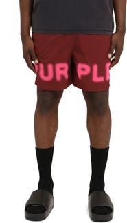 PURPLE BRAND All Round Logo Shorts