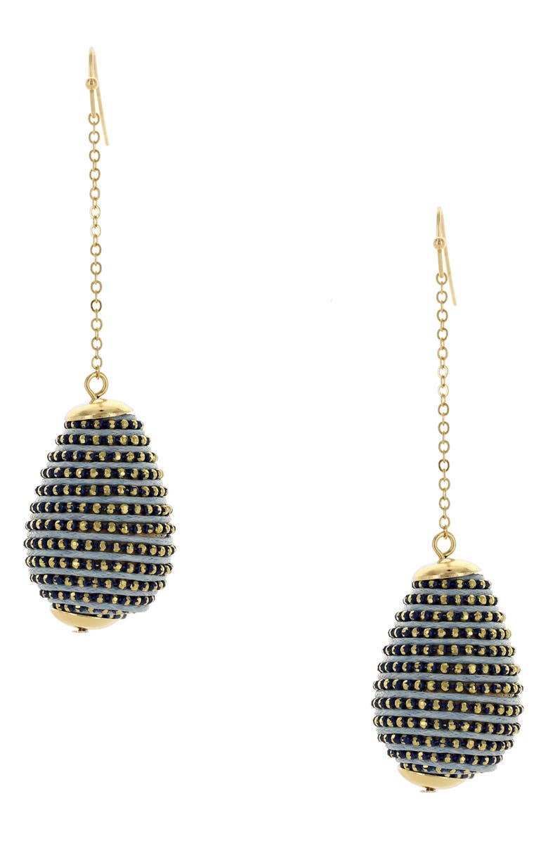 OLIVIA WELLES Rainfall Drop Earrings, Main, color, Gold / Blue
