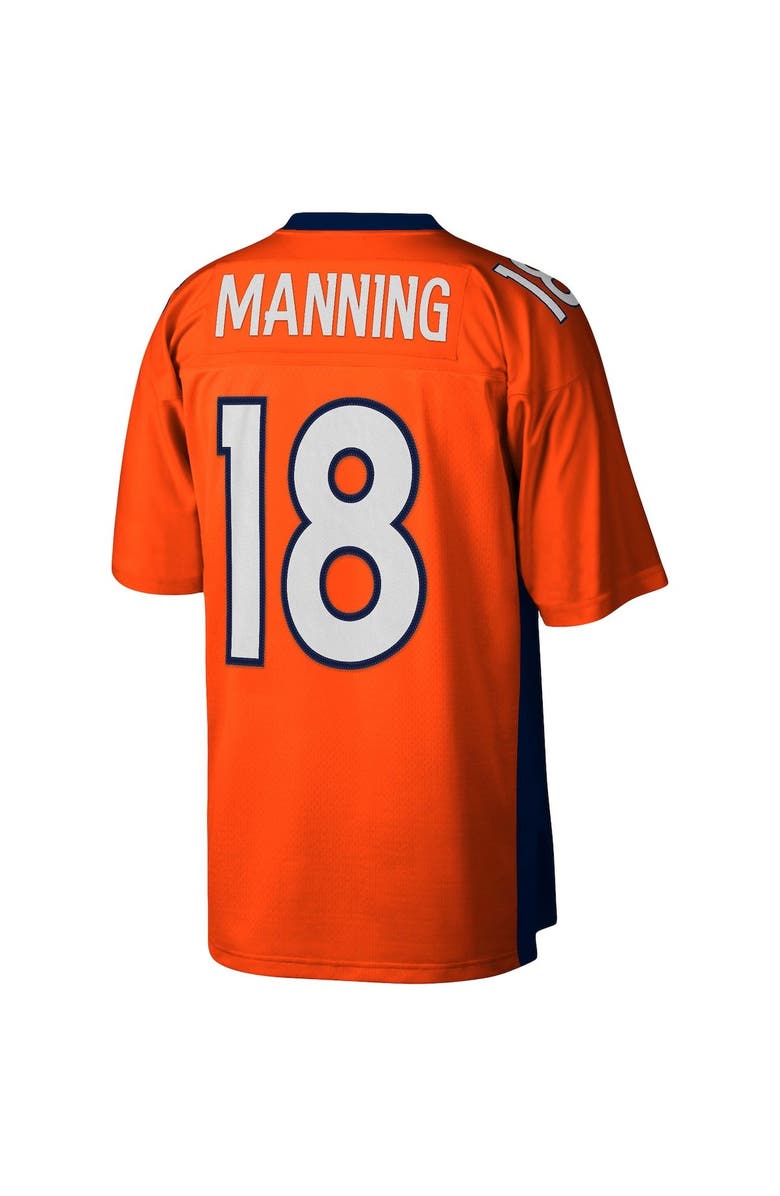 Mitchell & Ness Men's Mitchell & Ness Peyton Manning Orange Denver Broncos Legacy Replica Jersey, Alternate, color, Orange