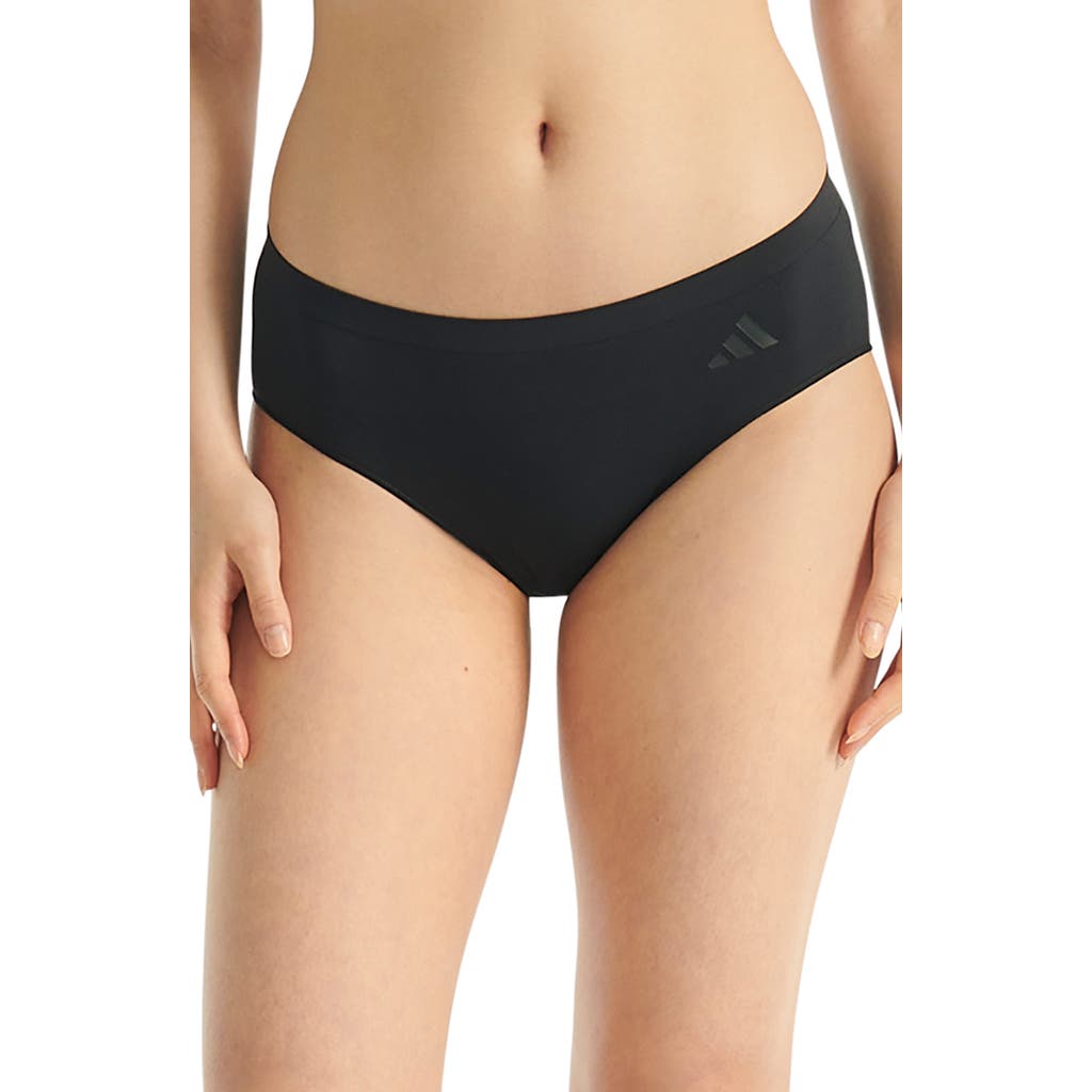 Adidas Originals Set Of 3 Hipster Briefs In Black