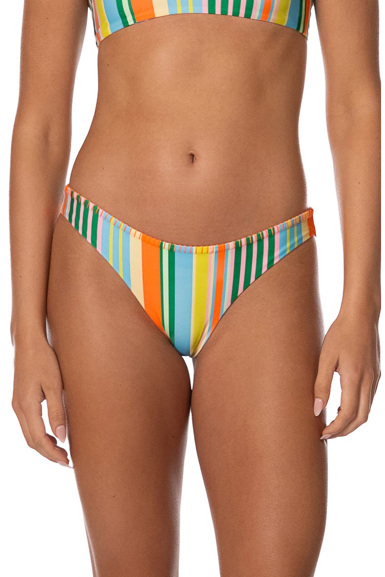 Deep Sea Lines Iconic Reversible Bikini Bottoms, Main, color, OPEN BLUE