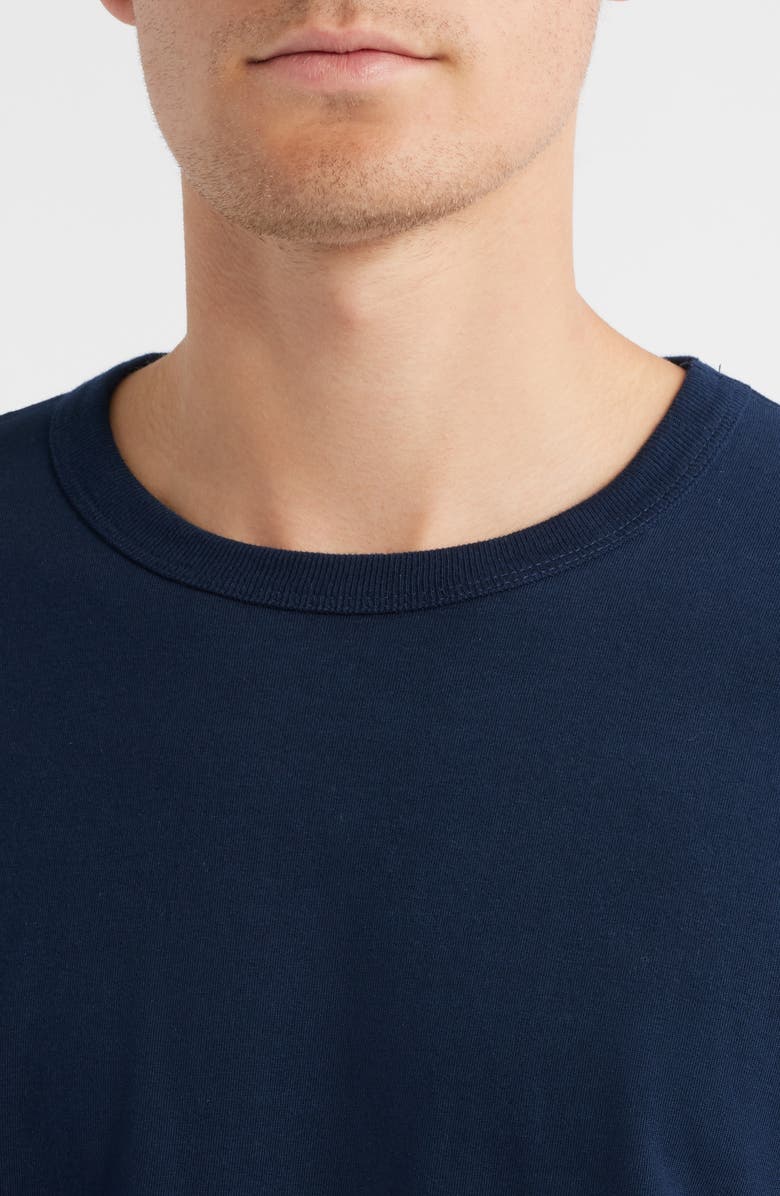 EDWIN Oversize Heavyweight Cotton T-Shirt, Alternate, color, Navy