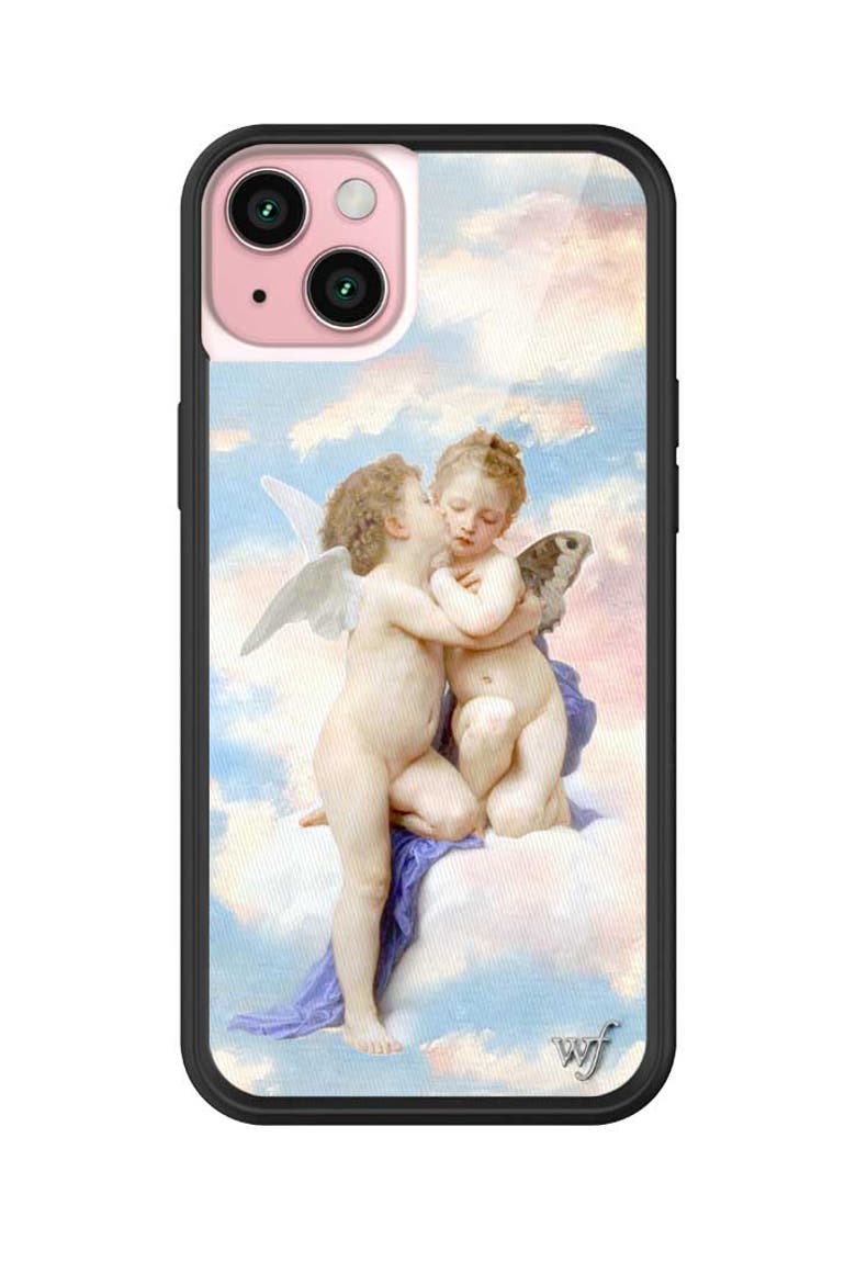 Angels iPhone Case, Alternate, color, Blue