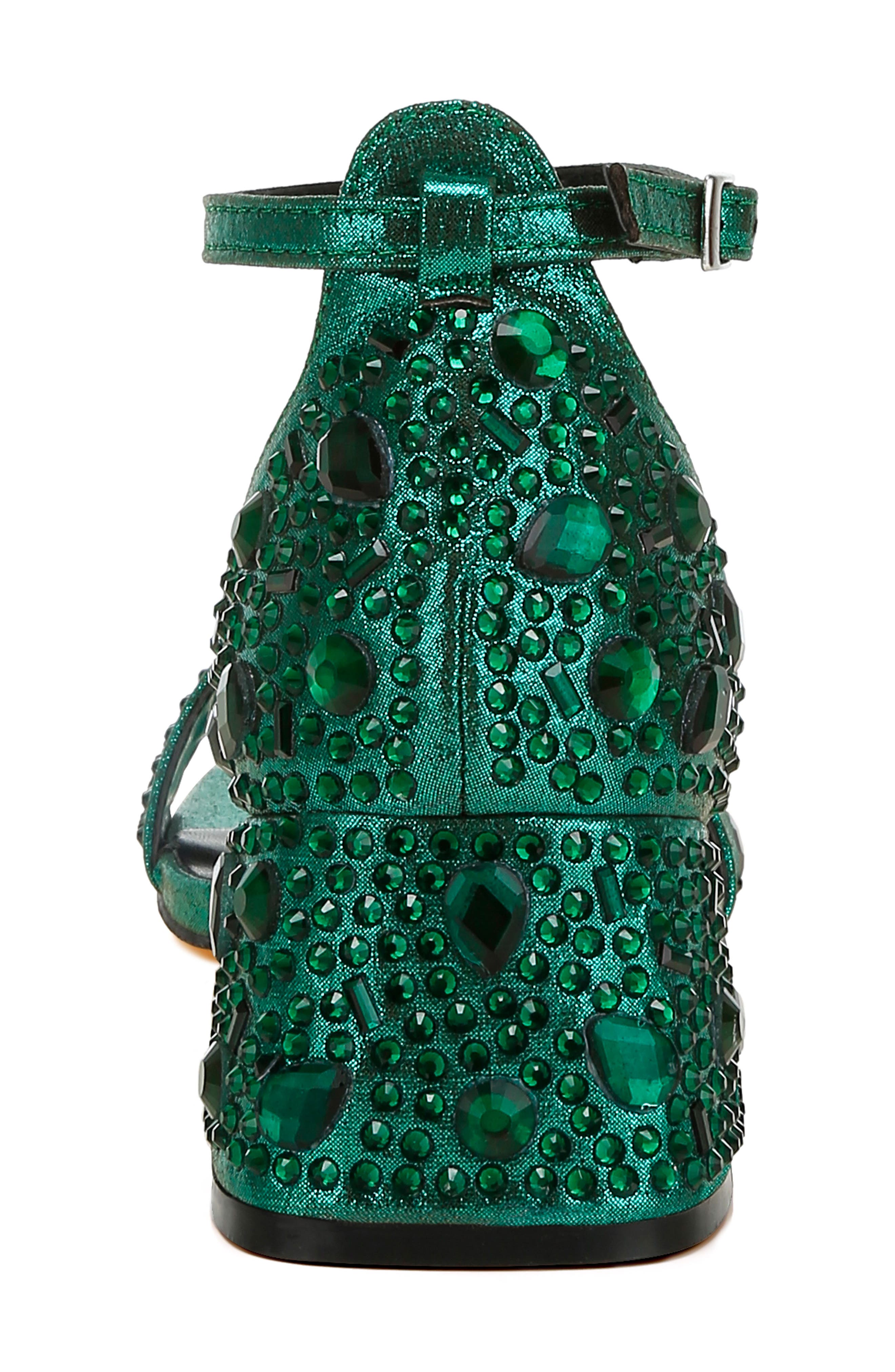 Nocturnal Sandal, Alternate, color, GREEN