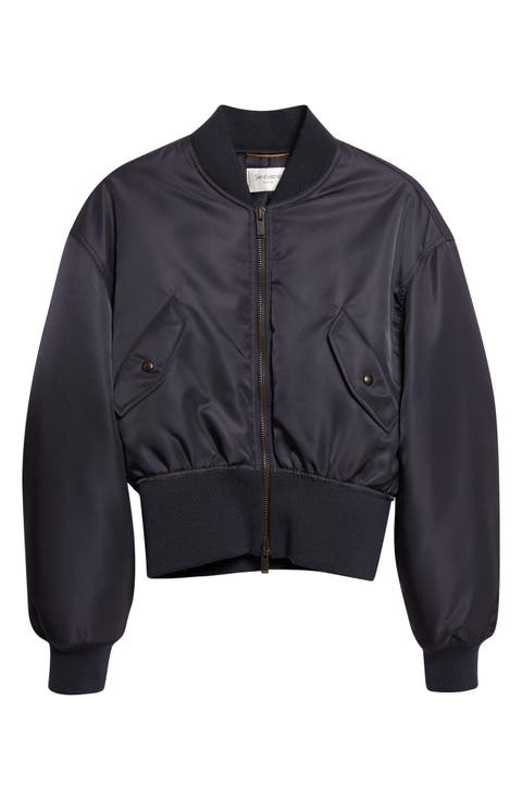 Crop Bomber Jacket