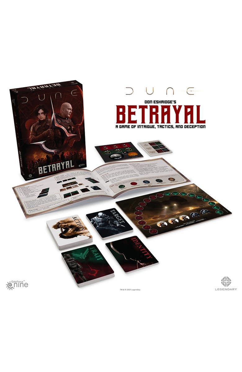 Gale Force Nine Dune Betrayal Board Game, Gale Force Nine, Ages 14+, 48 Players, 2848 Min, Alternate, color, 