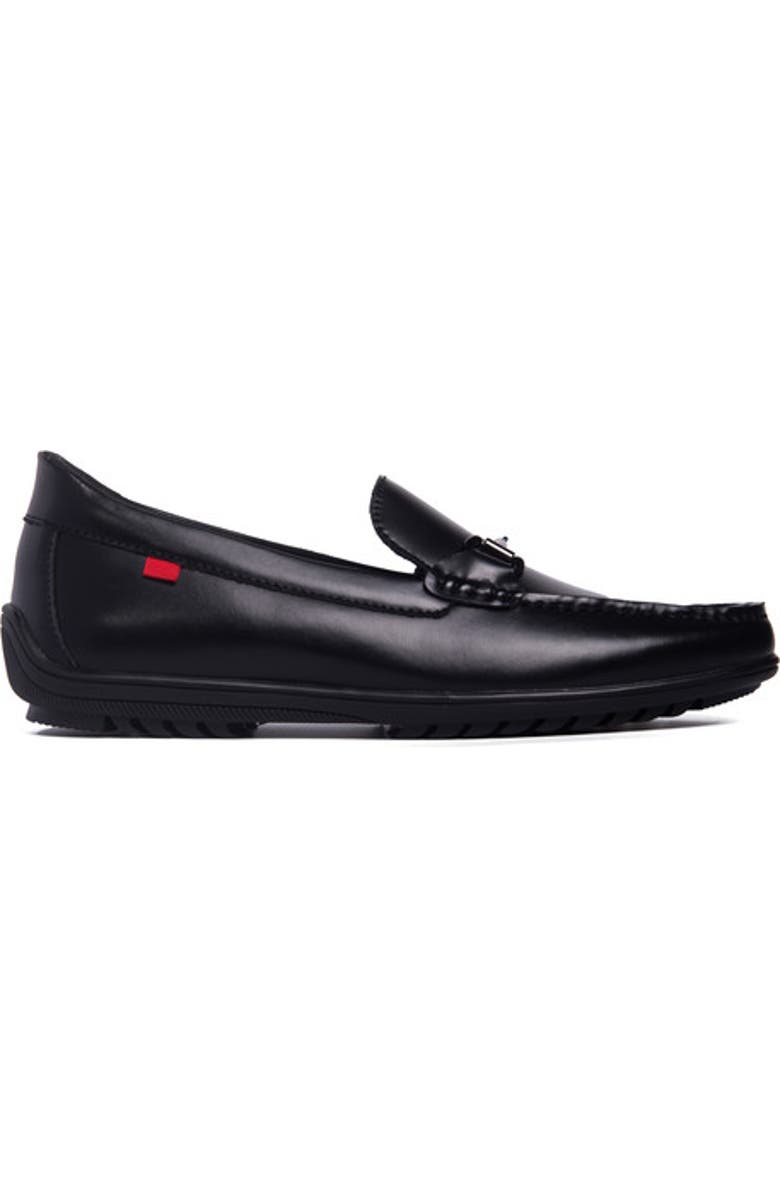 Marc Joseph New York Elliot Road Hands Free Technology Leather Buckle Loafer, Alternate, color, Black Napa Leather
