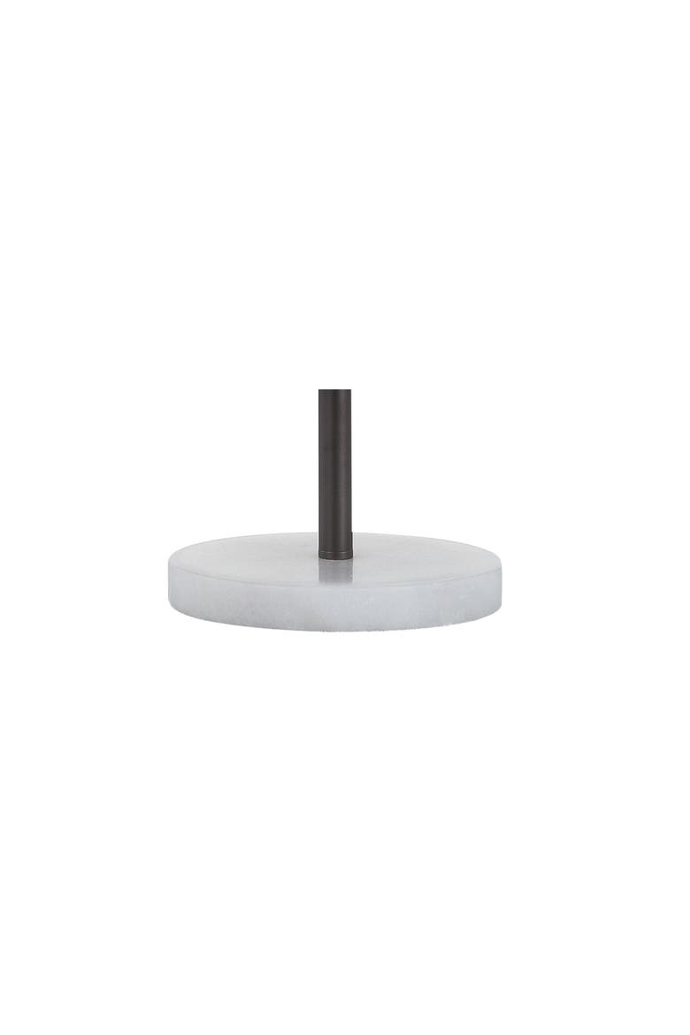 Atomic Edison Bulb Metal/Marble Modern LED Table Lamp, Alternate, color, Oil Rubbed Bronze/White