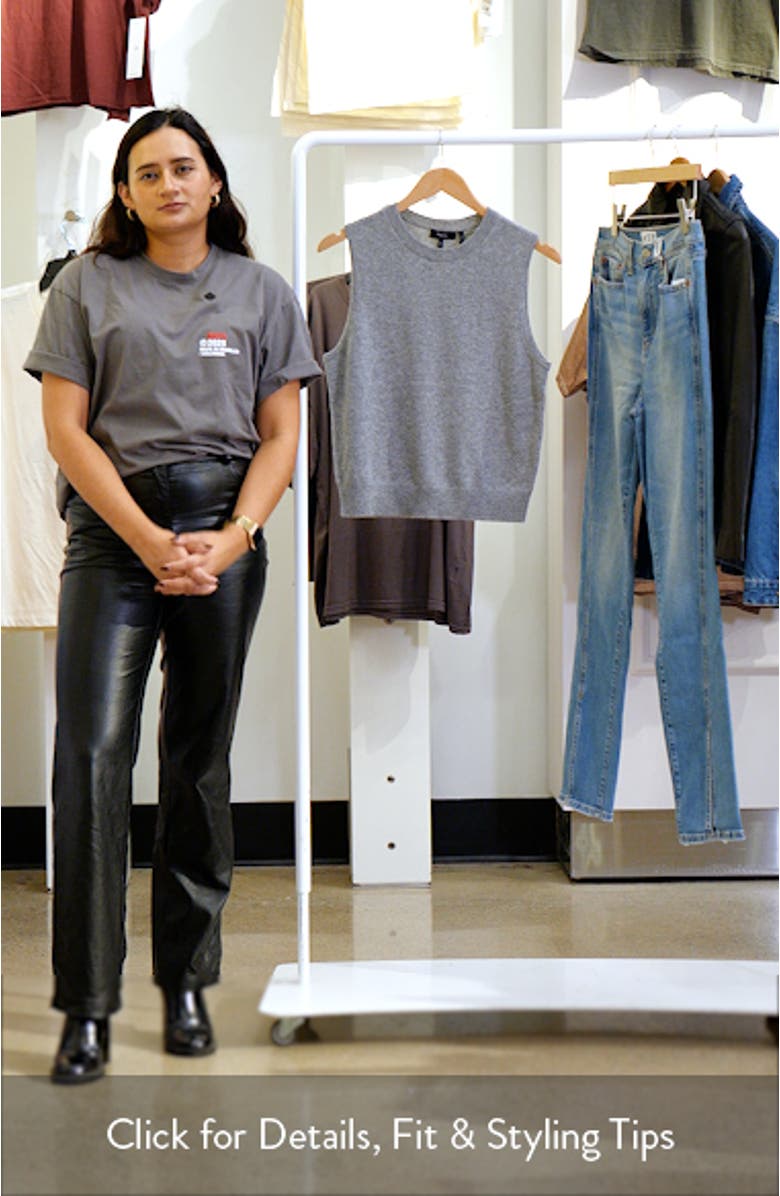 Cashmere Sleeveless Sweater, sales video thumbnail