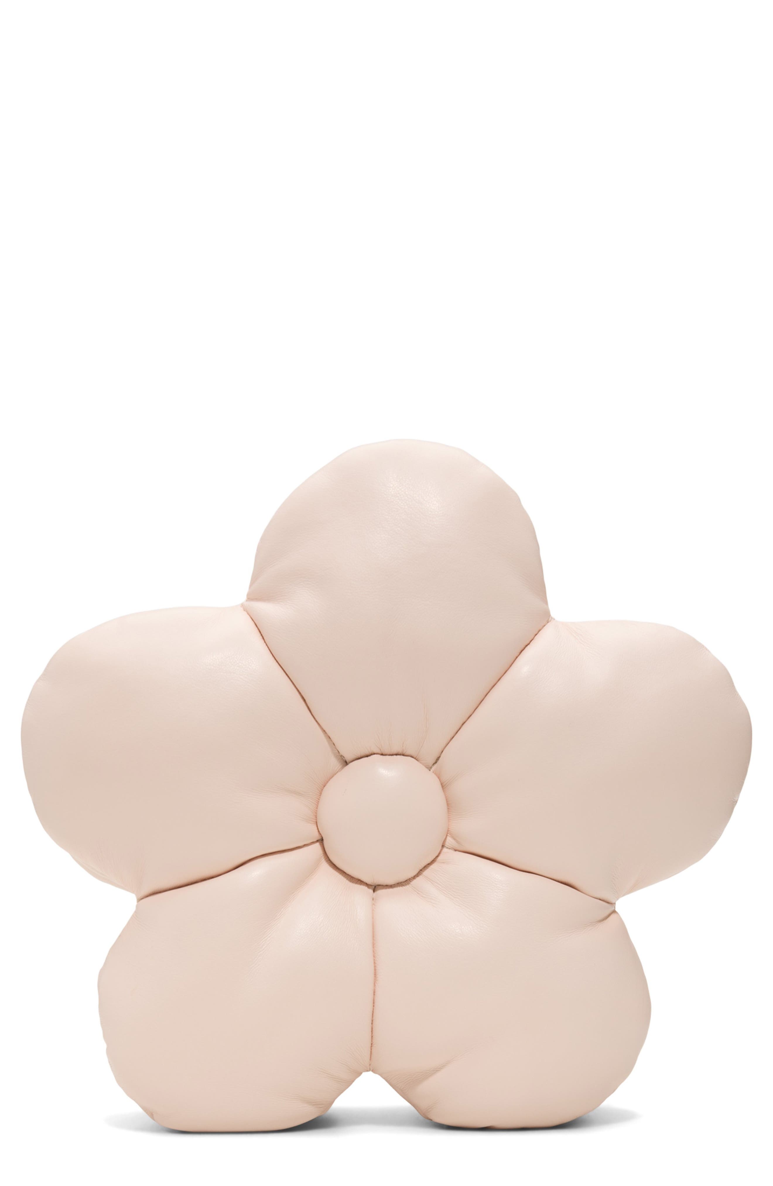 ALDO Fflowerpufff Faux Leather Crossbody Bag, Main, color, Light Pink