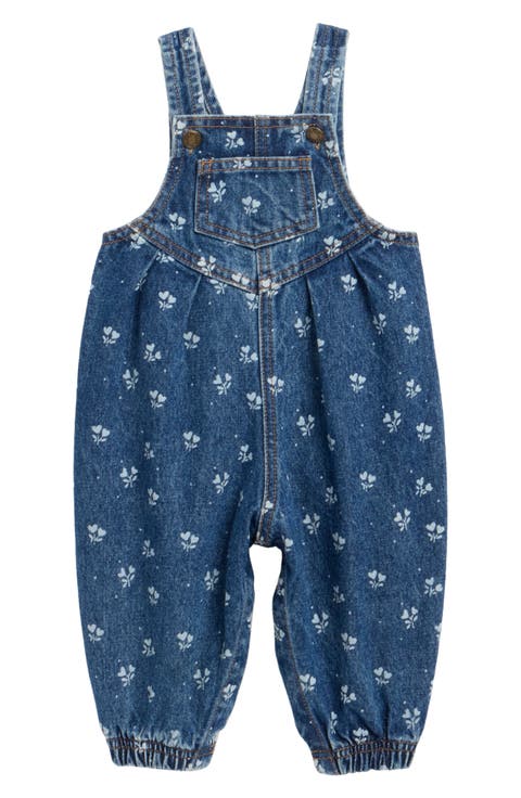 Ditsy Heart Overalls