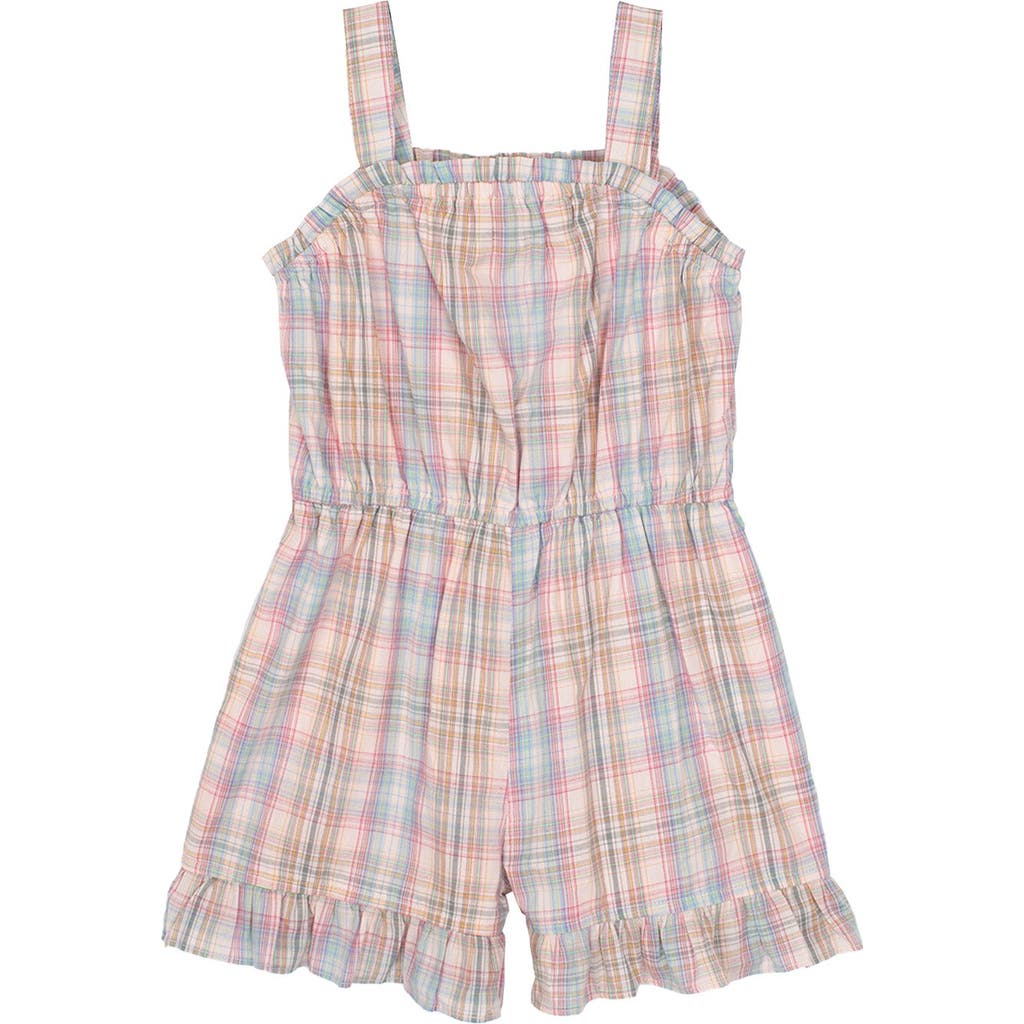 Mabel + Honey Kids' Orchid Farm Baby Romper In Neutral