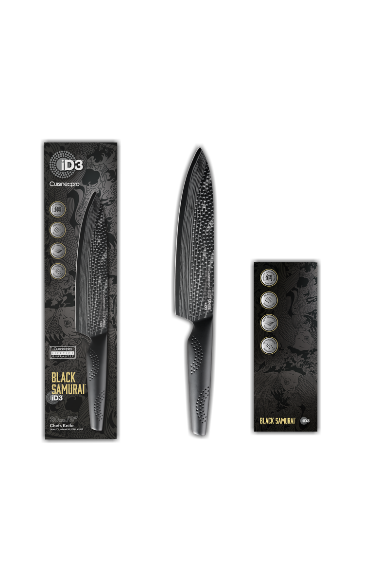 Cuisine::pro<sup>®</sup> iD3<sup>®</sup> BLACK SAMURAI 8" Chef's Knife, Alternate, color, Black