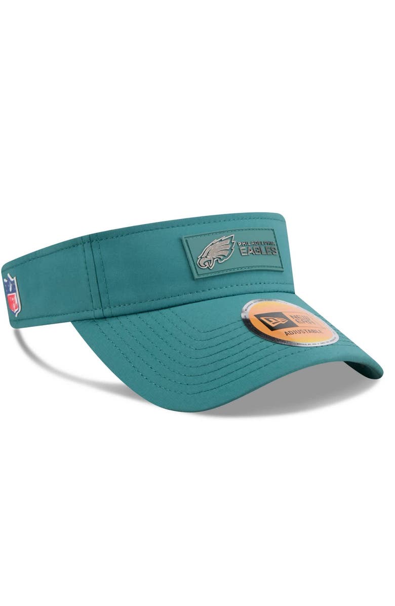 New Era Men's New Era Midnight Green Philadelphia Eagles 2025 Sideline Visor, Alternate, color, Green