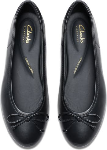 Clarks ballet flats bow online