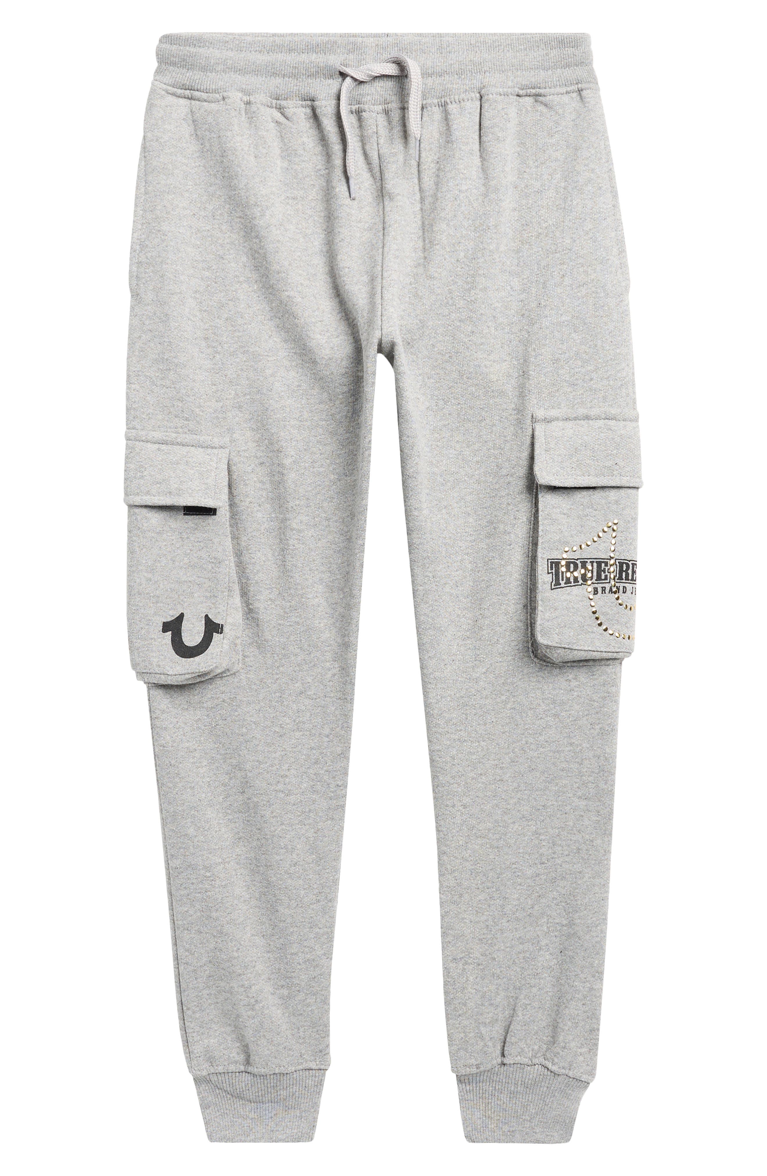 True Religion Kids' Cargo Fleece Joggers
