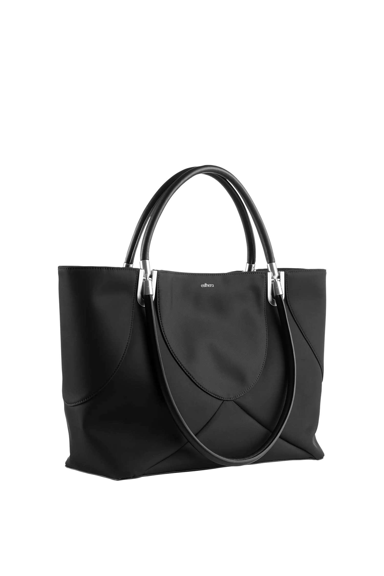Esthera 4PM Maxi Nylon Handbag, Alternate, color, Black