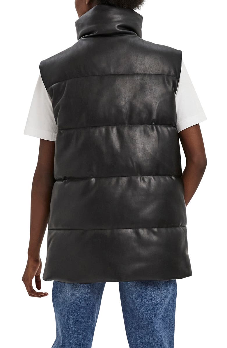 VERO MODA Bella Ofelia Coated Puffer Vest, Alternate, color,