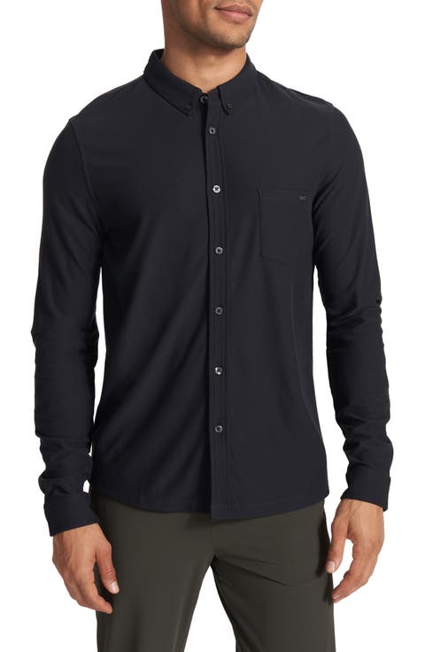 Long Sleeve Ace Button-Down Shirt