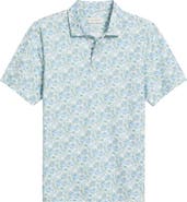 Bugatchi Victor OoohCotton® Palm Leaf Print Polo