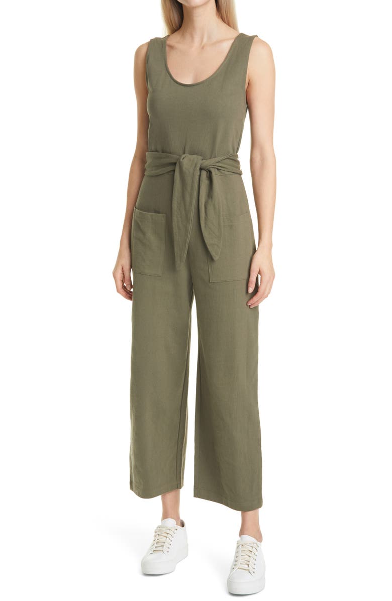 Rails Trixie Scoop Neck Sleeveless Cotton Knit Jumpsuit, Main, color, 