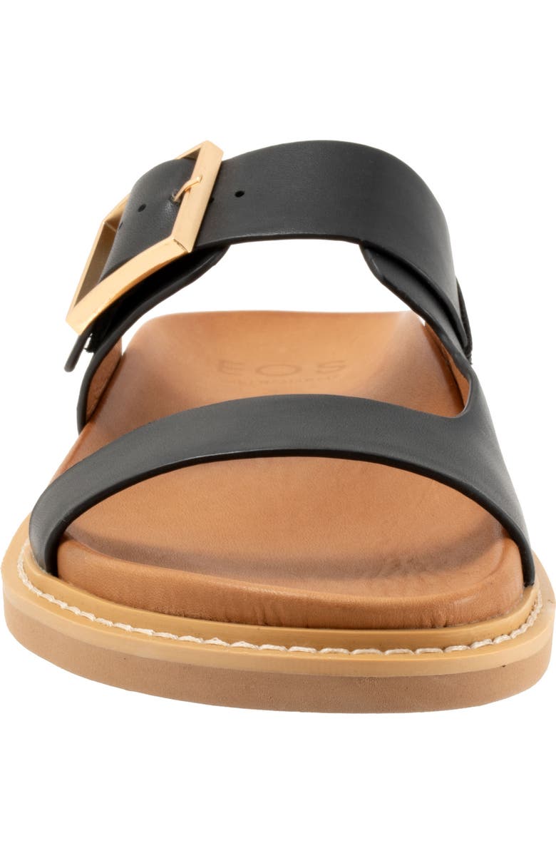 EOS FOOTWEAR Dedra Two-Strap Sandal, Alternate, color, Black