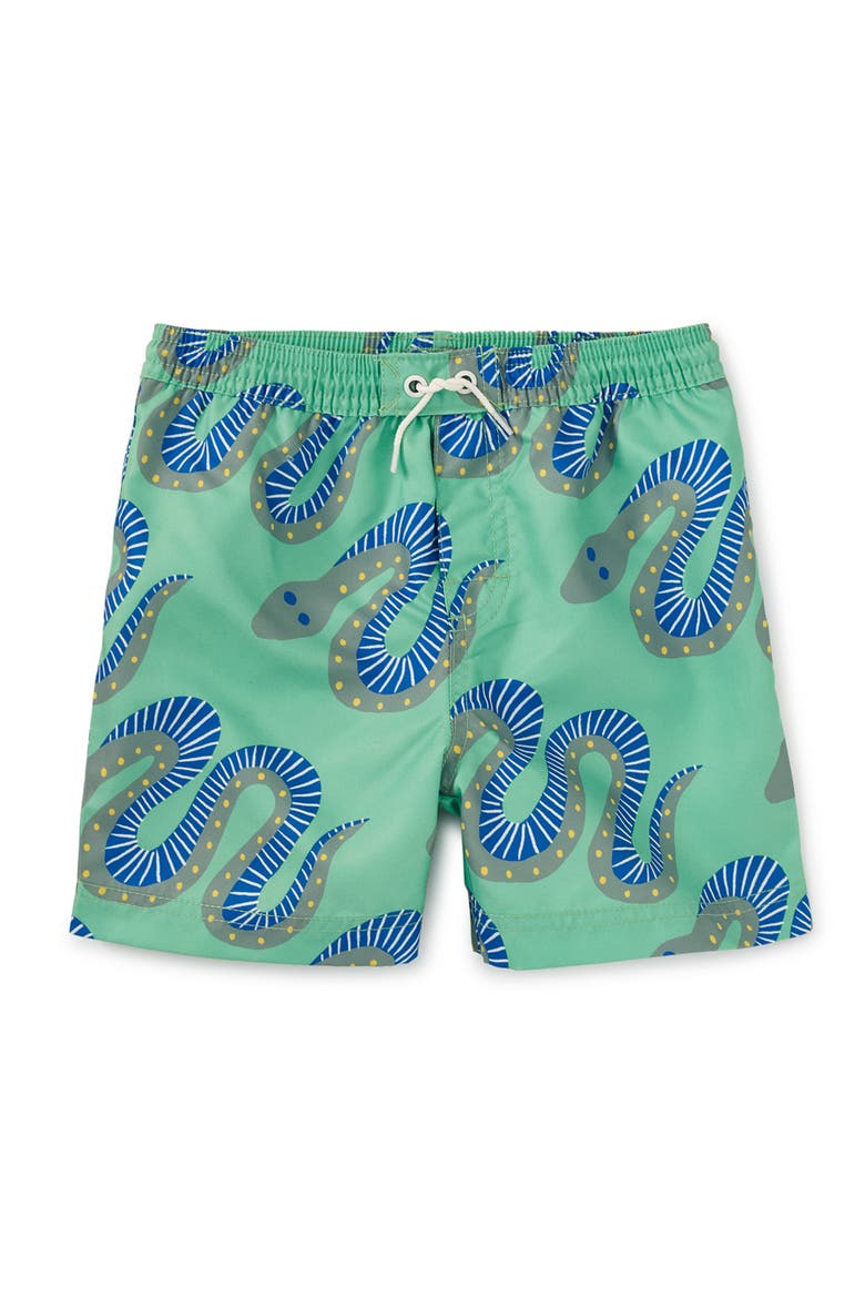 Mid-Length Swim Trunks, Main, color, Squiggle Snakes