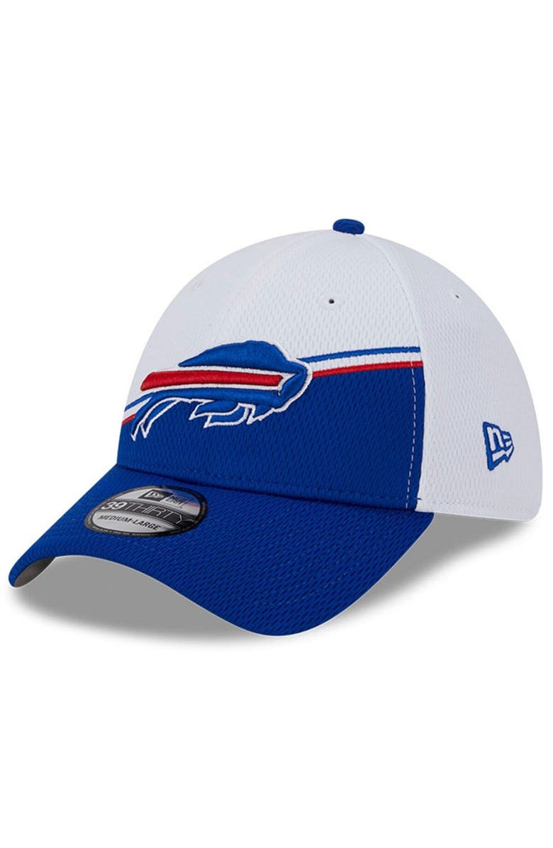 New Era Men's New Era White/Royal Buffalo Bills 2023 Sideline 39THIRTY Flex Hat, Alternate, color,