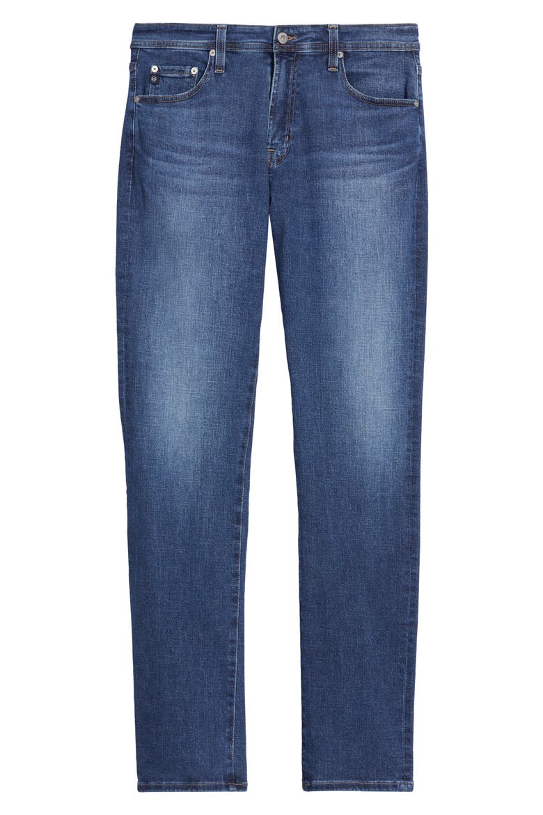 Everett Slim Straight Leg Jeans, Alternate, color, BARNARD