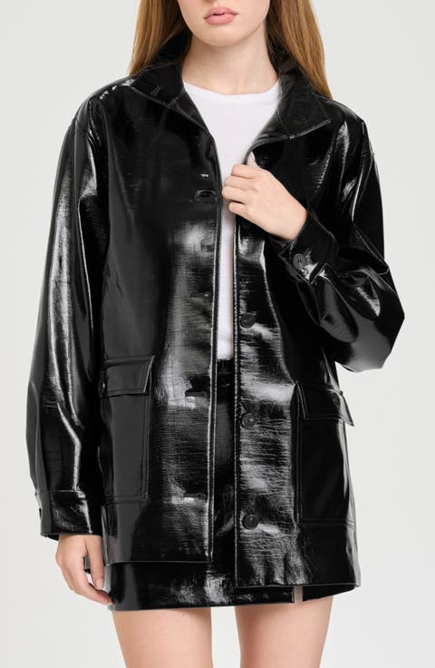Rocky Faux Leather Jacket