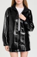 WAYF Rocky Faux Leather Jacket