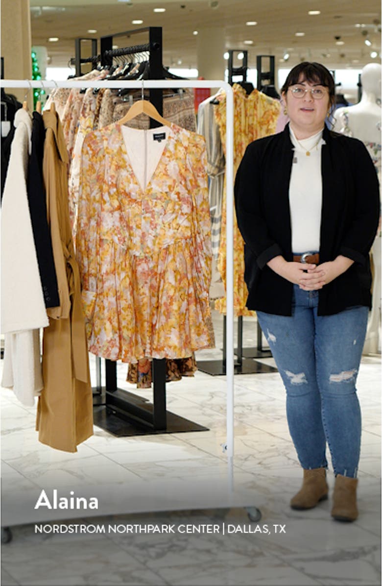 Zelina Corset Long Sleeve Minidress, sales video thumbnail