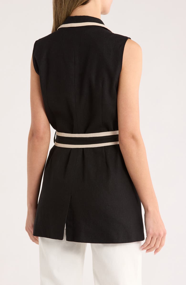 Belted Longline Vest