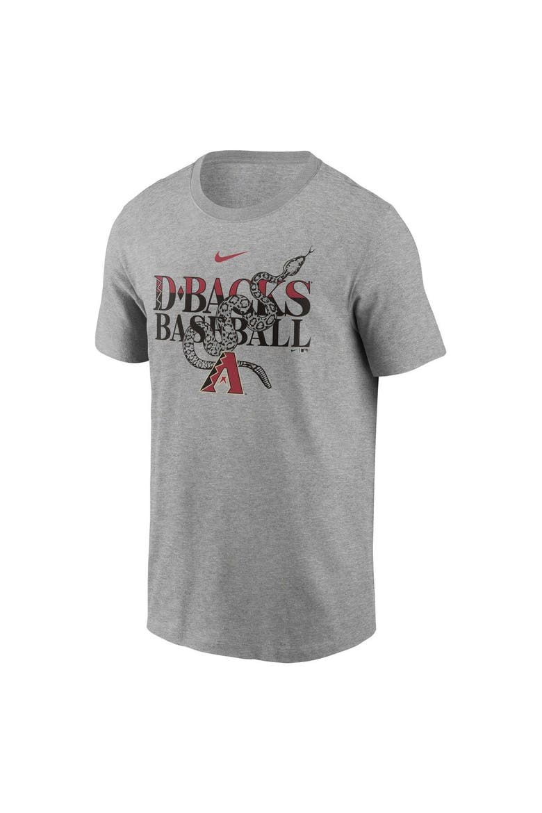 Men's Nike Heathered Gray Arizona Diamondbacks Local Team T-Shirt, Alternate, color, Heather Gray