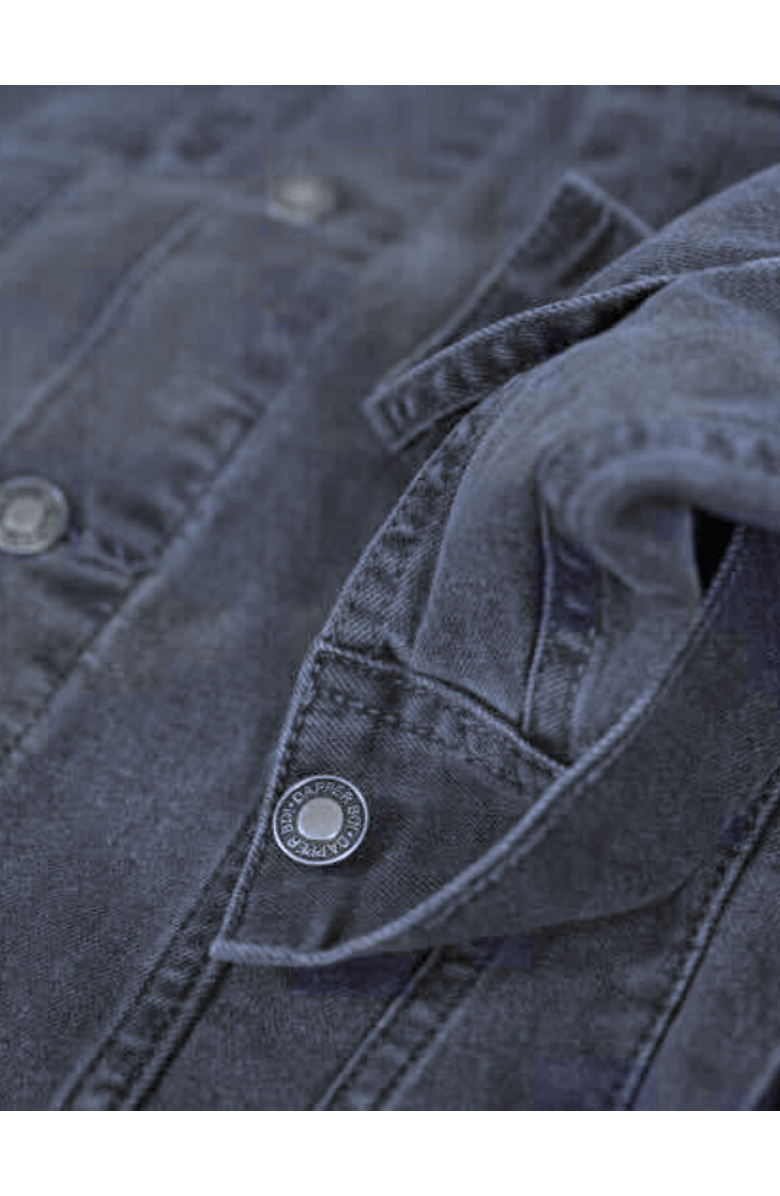 Dapper Boi Grey Denim Jacket, Alternate, color, Grey