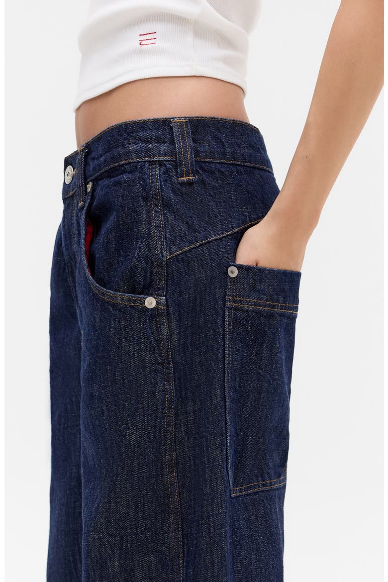 Niko Skate Wide Leg Jeans, Alternate, color, RINSE