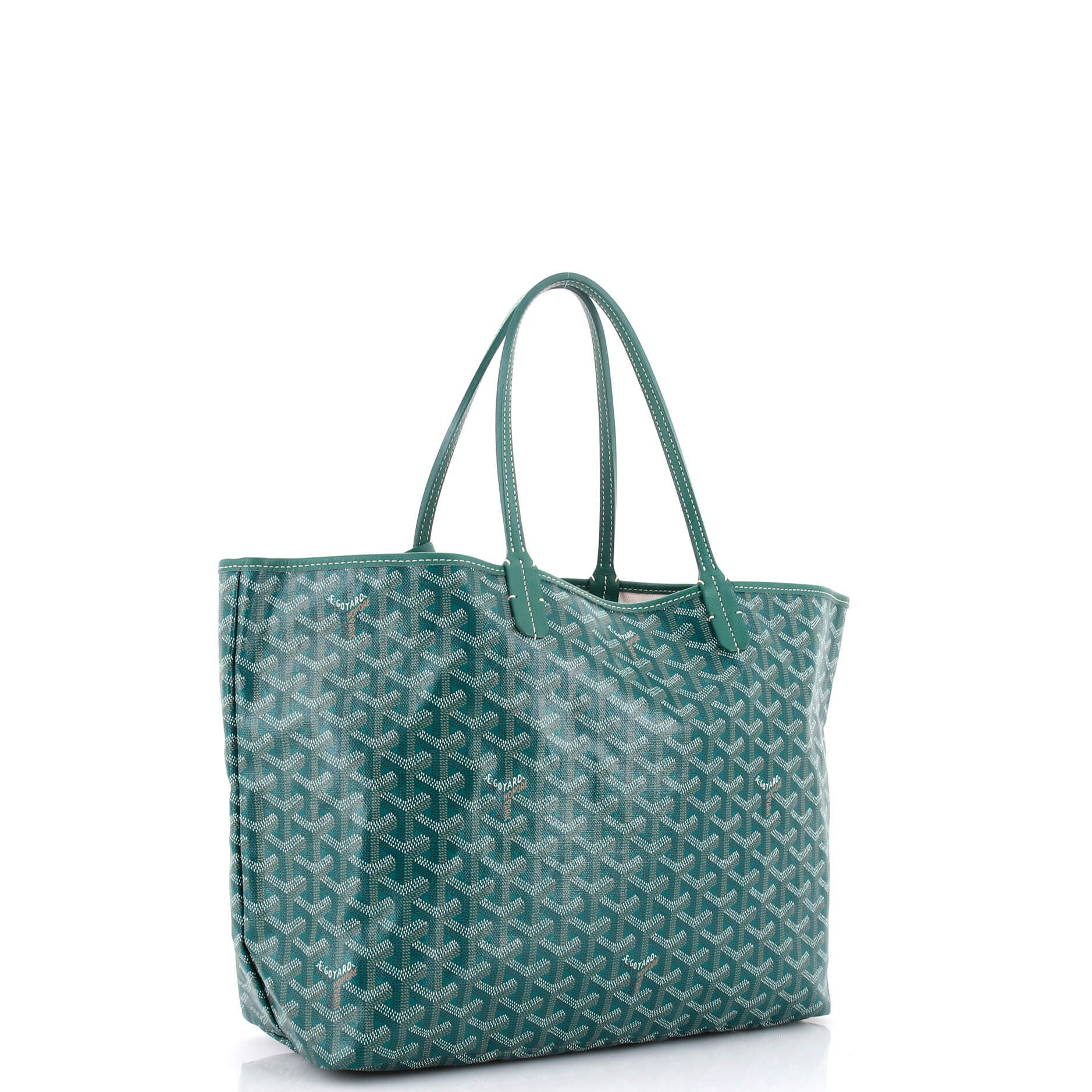Pre-Owned Goyard Saint Louis Tote Coated Canvas PM, Alternate, color, Green