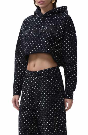 AFRM Darius Crop Cotton Hoodie