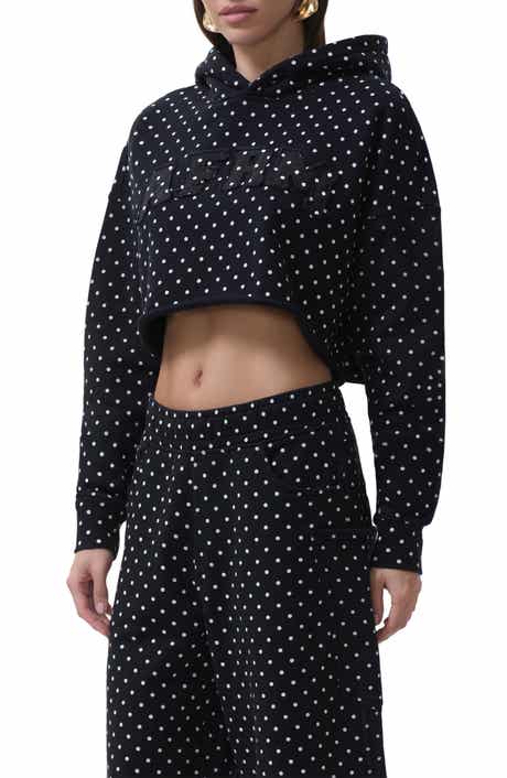 AFRM Darius Crop Cotton Hoodie
