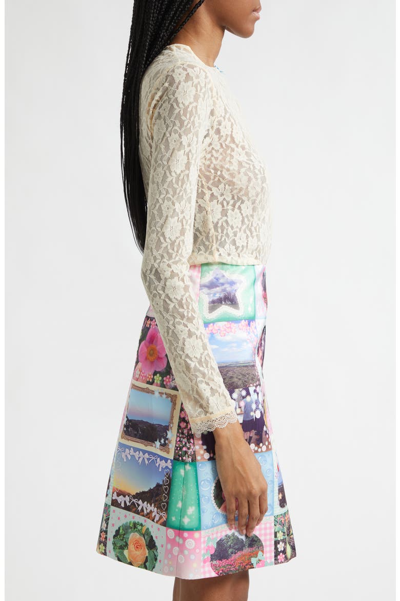 Scoby Long Sleeve Lace Top, Alternate, color, IVORY