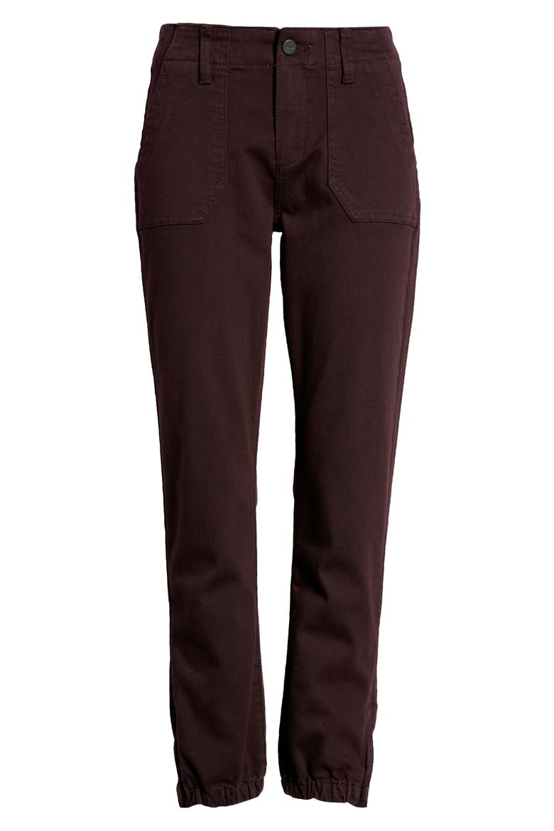 Mayslie Jogger Jeans, Alternate, color, VINTAGE BLACK CHERRY